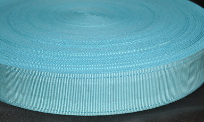 Craft Light Blue Ribbon (Belt Ribbon) - 32 mm (per meter)